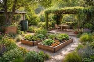 découvrez comment aménager un extérieur durable alliant esthétique, écologie et fonctionnalité pour profiter d'un jardin respectueux de l'environnement.