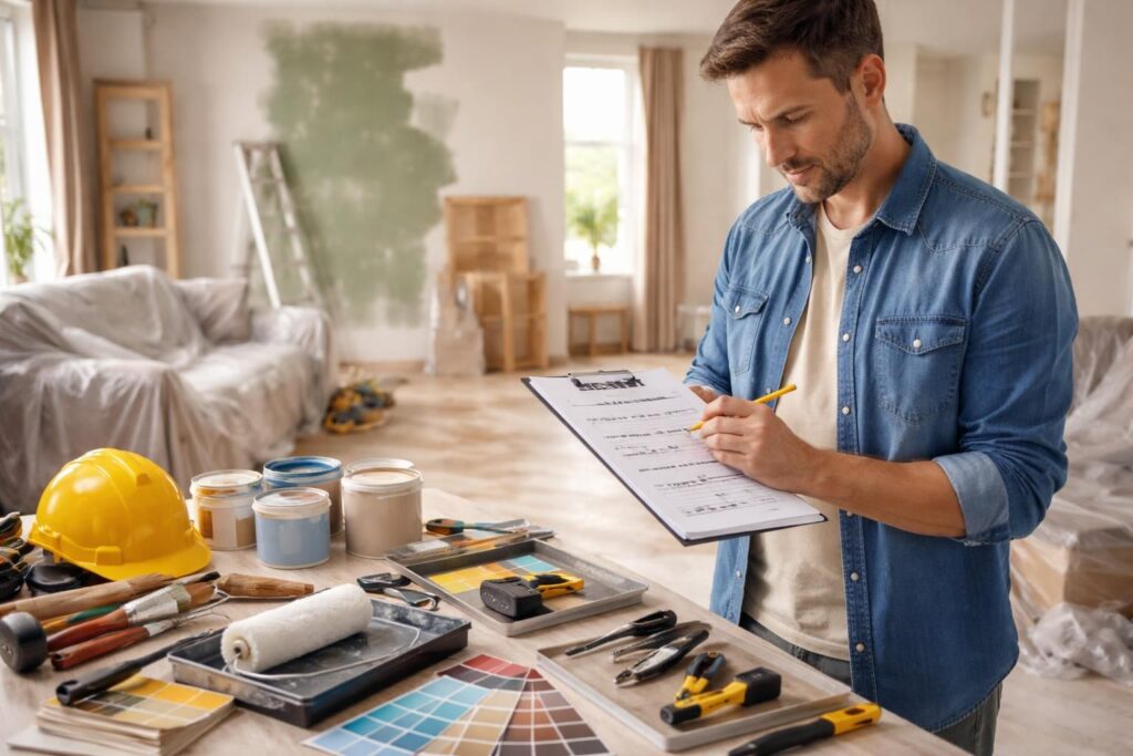 découvrez notre checklist complète pour vos travaux à domicile, idéale pour les particuliers souhaitant organiser efficacement leurs projets de rénovation et construction.