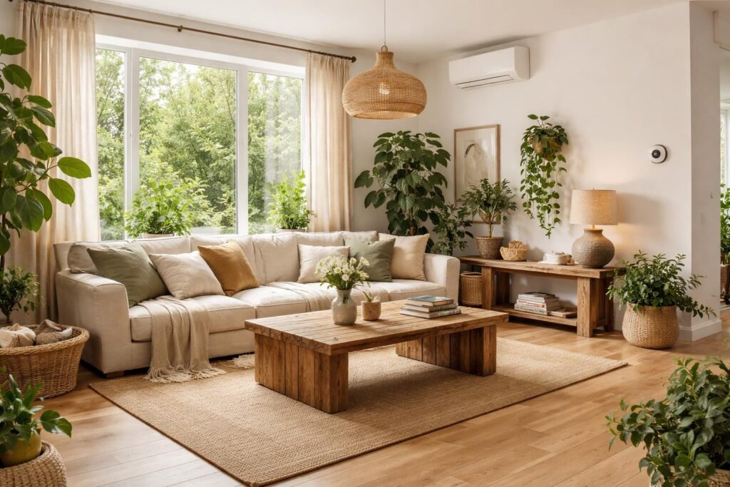 découvrez nos conseils d'experts pour aménager un intérieur durable, alliant écologie, économies d'énergie et style intemporel.