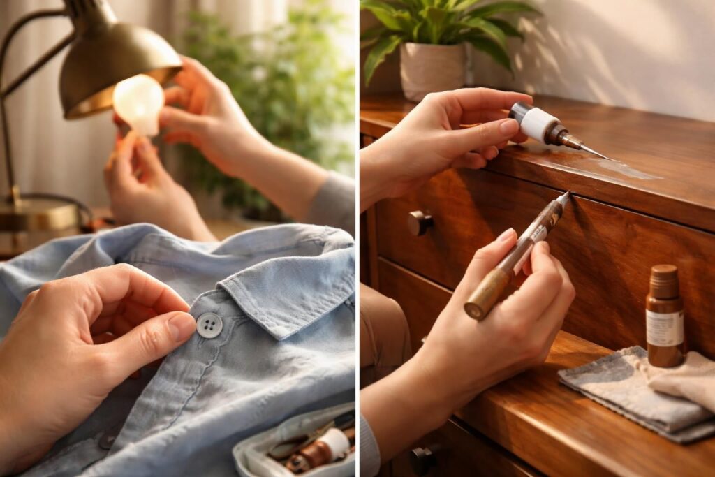 découvrez des astuces simples et efficaces pour réparer rapidement les petits défauts du quotidien et faciliter votre vie de tous les jours.