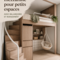 Lit mezzanine moderne optimisé pour un petit espace