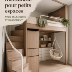 Lit mezzanine moderne optimisé pour un petit espace