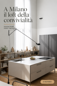 Loft contemporain à Milan, avec un design chaleureux favorisant la convivialité