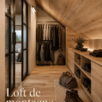 Un loft en montagne décoré dans un style chaleureux et accueillant