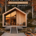 Maison A-Frame de 17m2 construite dans un environnement naturel