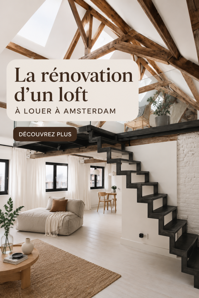 Un loft à Amsterdam, rénové et moderne, prêt à accueillir des locataires