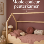 Chambre d'enfant colorée et apaisante avec des murs peints en teintes douces
