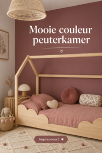 Chambre d'enfant colorée et apaisante avec des murs peints en teintes douces