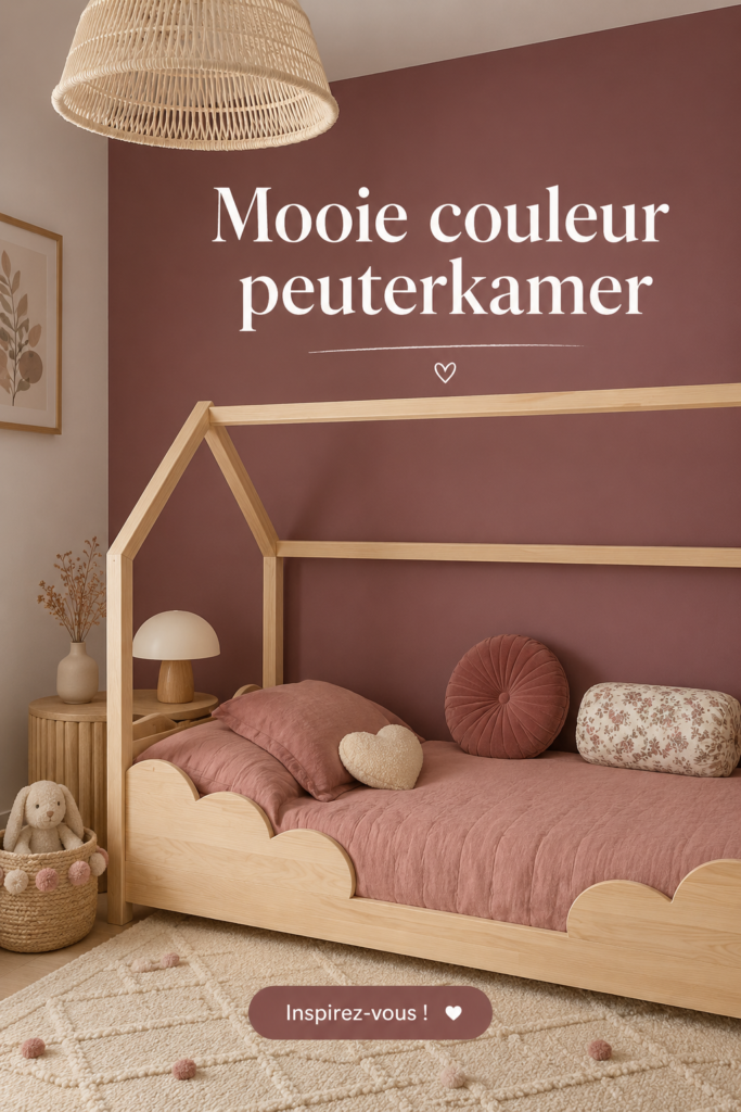 Chambre d'enfant colorée et apaisante avec des murs peints en teintes douces