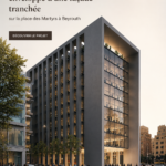 Représentation du projet de cube de verre moderne à Martyr’s Square, Beyrouth.