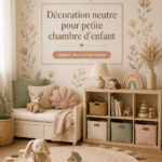 Décor neutre d'une nursery moderne et accueillante