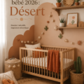 Chambre d'enfant inspirée des couleurs du désert, décorée avec douceur et chaleur