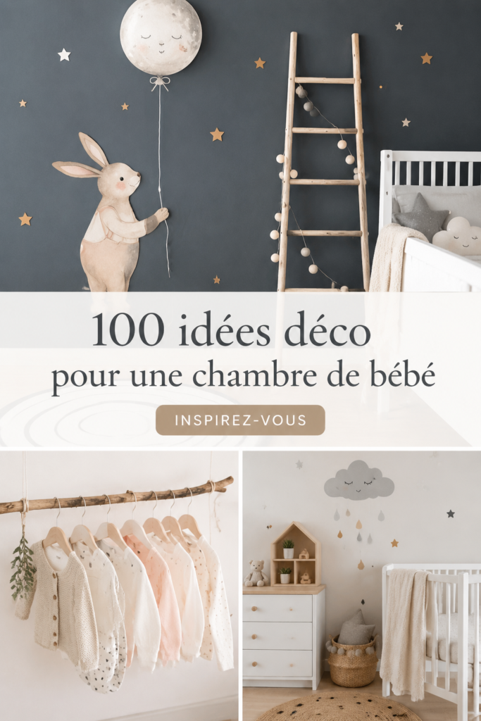 Un joli aménagement de chambre de bébé avec des couleurs douces et des accessoires harmonieux.