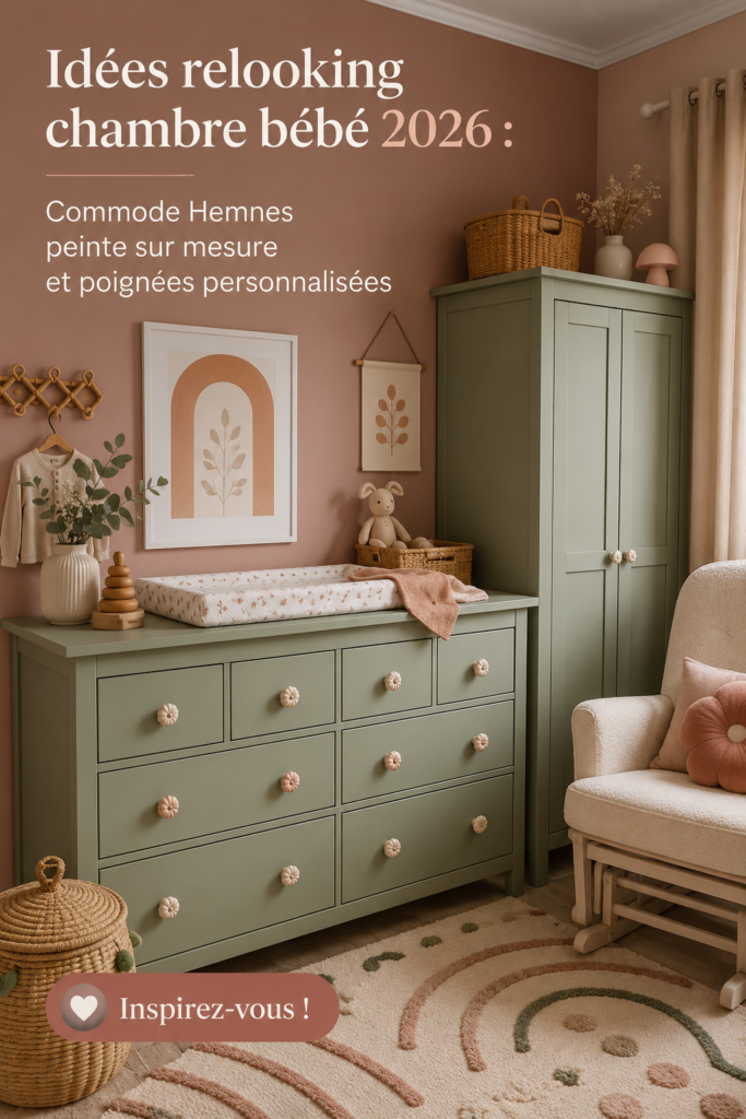 Transformez un placard Hemnes en meuble unique pour chambre de bébé