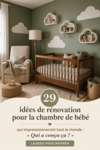 Rénovation de nursery avec des couleurs douces et un aménagement pratique.