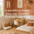 Chambre d'enfant décorée avec des meubles adaptés et sécurisés.