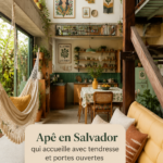 Une maison accueillante à Salvador pleine de chaleur et de convivialité.