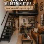 Conception moderne d'un loft stylé et fonctionnel
