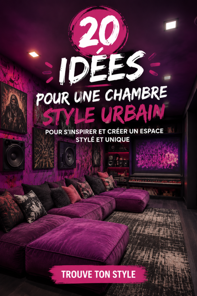 Intérieur moderne et chaleureux inspiré par le street style