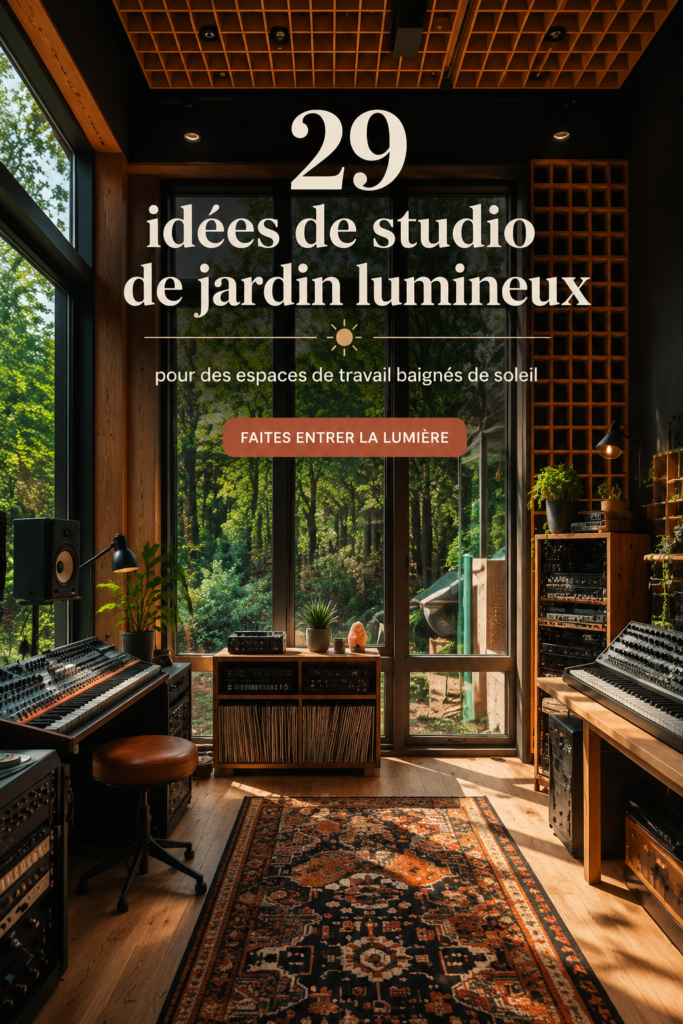 Exemple d'un studio de jardin lumineux et décoré