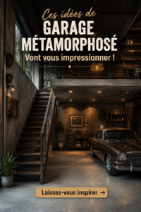 Transformation de garage accueillante et moderne qui montre un espace fonctionnel
