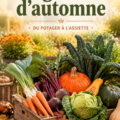 Jardin d'automne avec des légumes colorés en pleine croissance.