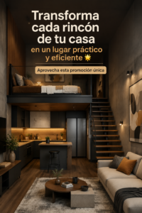 Aménagement intérieur pratique et accueillant dans un salon moderne.