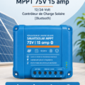 Contrôleur de charge Victron Energy dans un cadre domestique