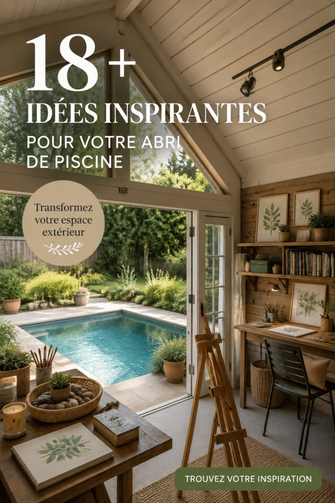 Un abri de jardin en bois moderne dans un jardin verdoyant, offrant un espace pratique et esthétique.