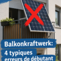 Installation d'une mini centrale solaire sur un balcon en milieu urbain