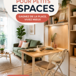 Sélection de meubles astucieux pour petits espaces optimisés.