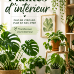 Un salon décoré avec diverses plantes d'intérieur vertes et luxuriantes.