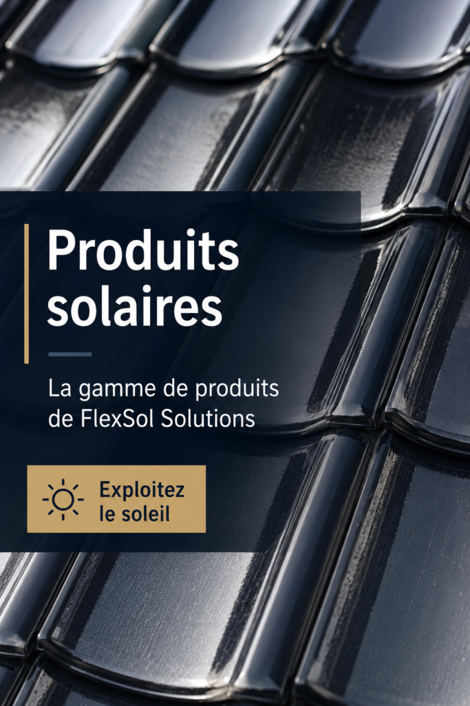 Produits solaires intégrés dans une décoration intérieure moderne