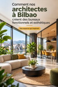 Bureau moderne avec un design épuré et une belle décoration intérieure.