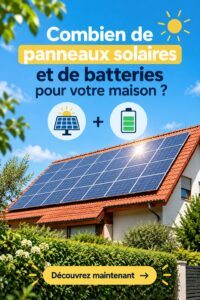 Installation de panneaux solaires sur le toit d'une maison.