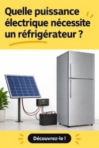 Réfrigérateur moderne à faible consommation d'énergie dans une cuisine chaleureuse.