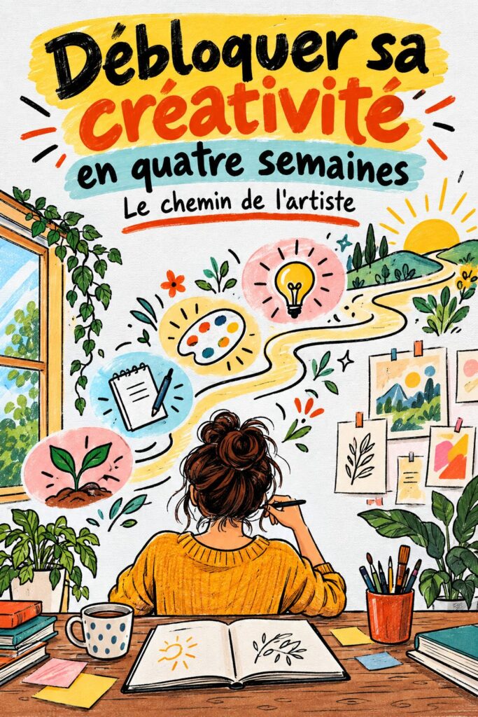 Un salon lumineux avec des éléments décoratifs inspirants qui stimulent la créativité