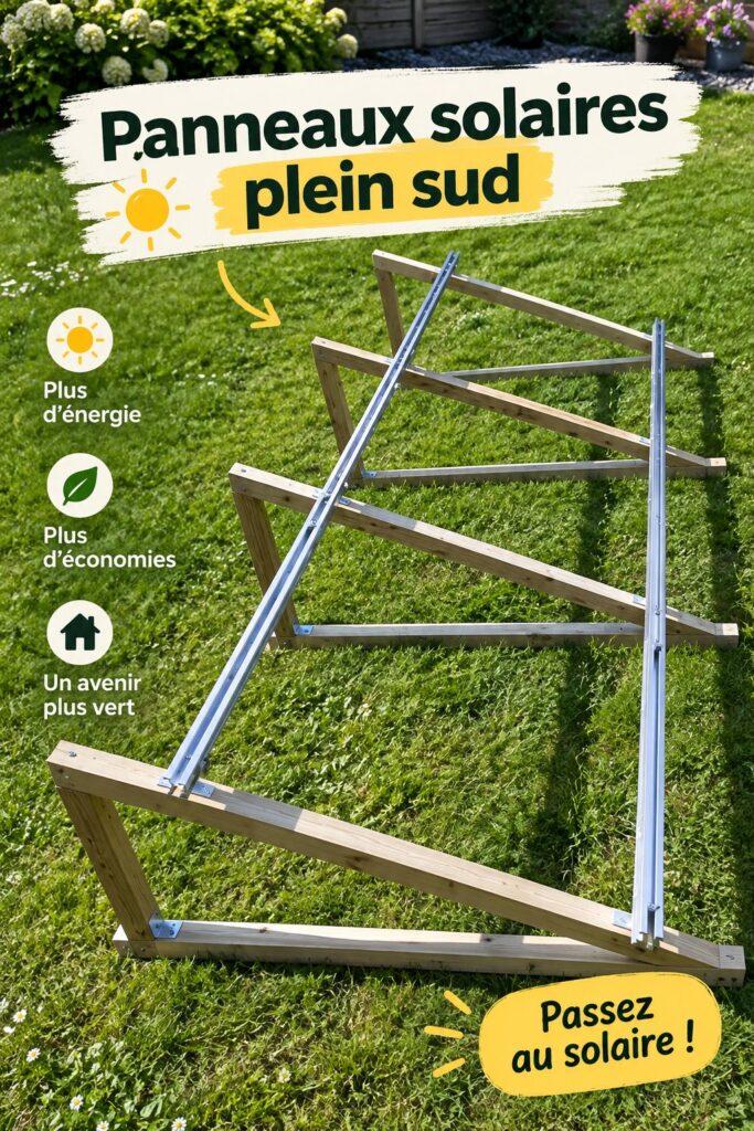 Maison moderne avec panneaux solaires esthétiques sur le toit, intégrés dans un environnement accueillant.