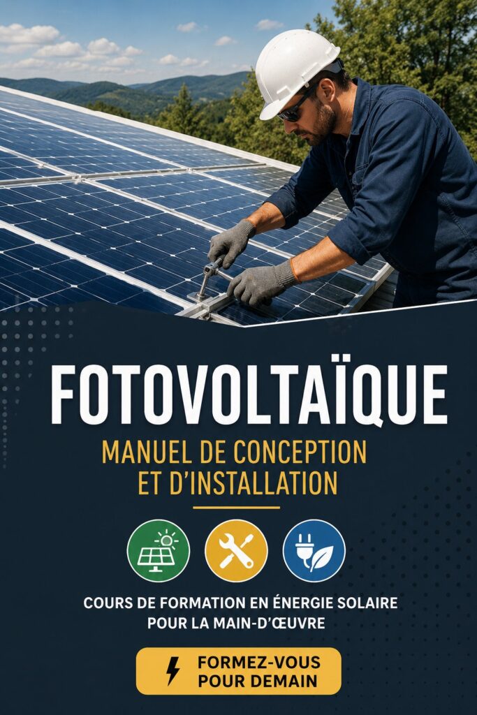 Installation de panneaux solaires sur un toit de maison moderne.