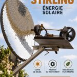 Installation d'un moteur Stirling pour une énergie solaire efficace dans une maison moderne.