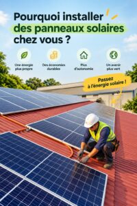 Panneaux solaires sur le toit d'une maison classique, installés pour une énergie durable.