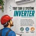 Système de climatisation INVERTER installé dans un salon moderne et confortable