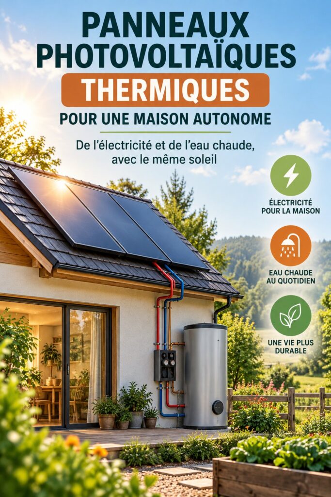 Installation d'un système photovoltaïque sur une maison moderne avec panneaux solaires sur le toit