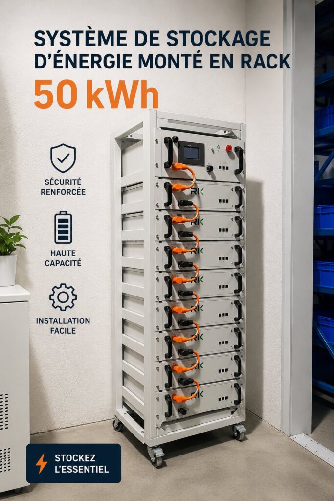 Système de stockage d'énergie moderne installé dans une maison contemporaine.