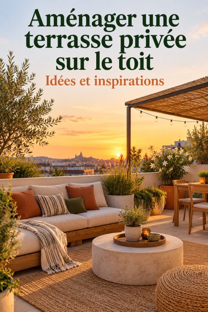 Appartement contemporain avec terrasse privée décorée