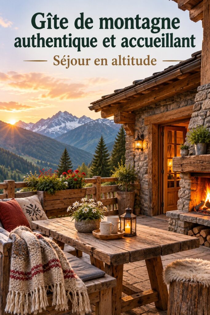 Intérieur chaleureux inspiré de l'Auberge du Plateau avec des couleurs douces et une décoration élégante.