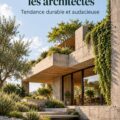 Intérieur au style brutalisme écolo avec des matériaux bruts comme le béton et le bois.
