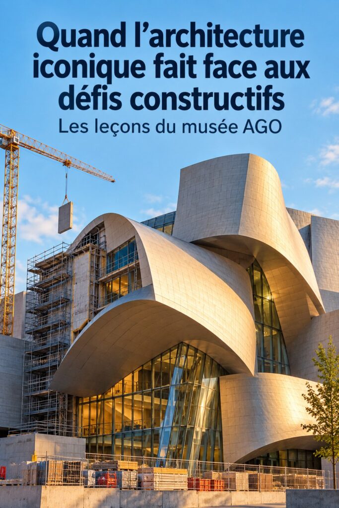 Vue d'une architecture emblématique confrontée à des défis de construction, mettant en avant les spécificités design.