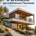 Une maison d'architecte moderne avec des lignes épurées et une grande luminosité